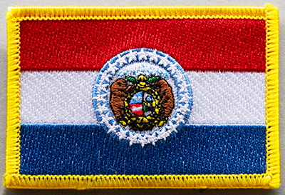 Missouri USA Rectangular Patch