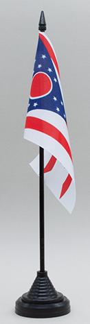 Ohio Desk Flag USA