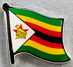 Zimbabwe Flag Pin AFN