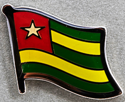 Togo Flag Pin AFN